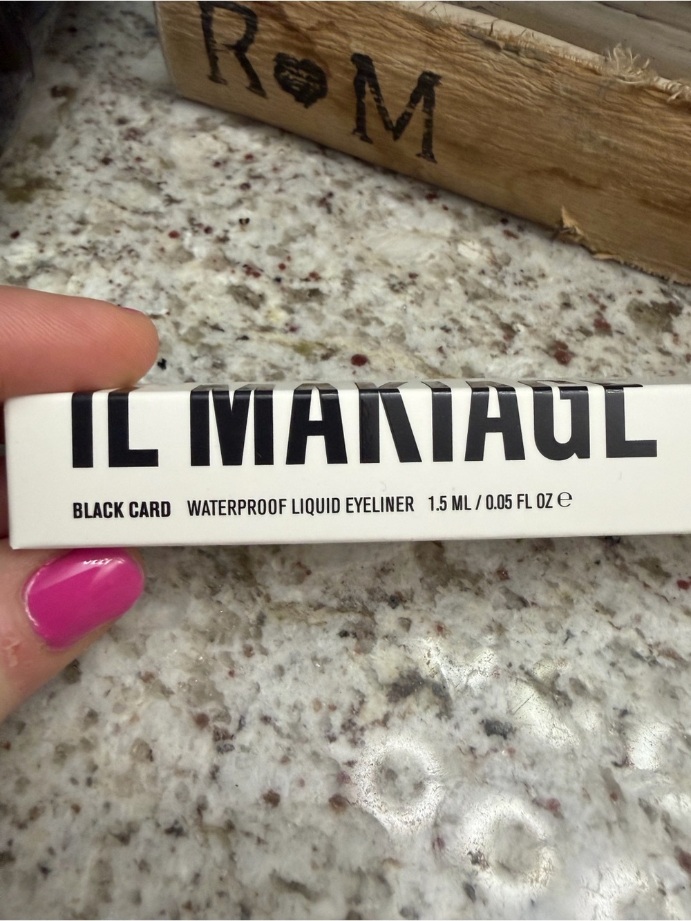 IL MAKIAGE Black Card Waterproof Liquid Eyeliner - Black NEW makeup clean beauty